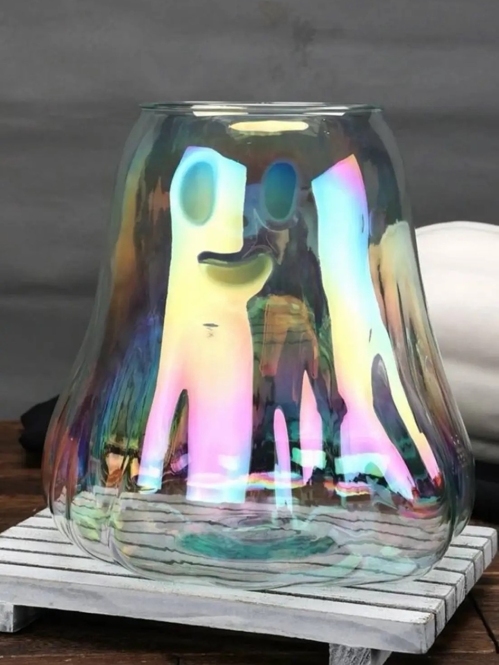 Acrylic Iridescent Ghost Bucket 4.5 Quart